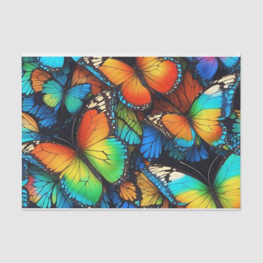 Mocha Magic: Stijlvol koffie-thema inpakweefsel Tissuepapier (Voorkant)