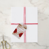 Mocha Marmeren Roos Cadeau Labels Cadeaulabel (Met Touw)