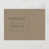 Mocha Medallion Border sparen het Briefkaart van d (Achterkant)