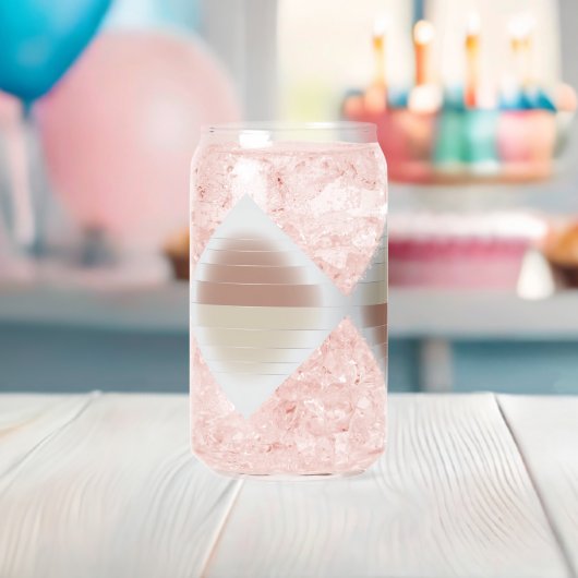 Mocha Mousse Blikvorm Glas (Insitu (Baby Shower))