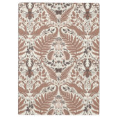 Mocha mousse bos-/bosdieren en planten klembord (Achterkant)