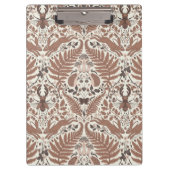 Mocha mousse bos-/bosdieren en planten klembord (Voorkant)