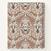 Mocha mousse bos-/bosdieren en planten notitieboek (Achterkant)