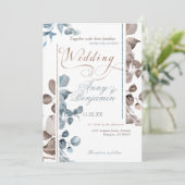 Mocha Mousse Botanical 02 Kaart (Staand voorkant)