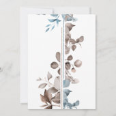 Mocha Mousse Botanical 02 Kaart (Achterkant)