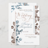 Mocha Mousse Botanical 02 Kaart (Voorkant / Achterkant)