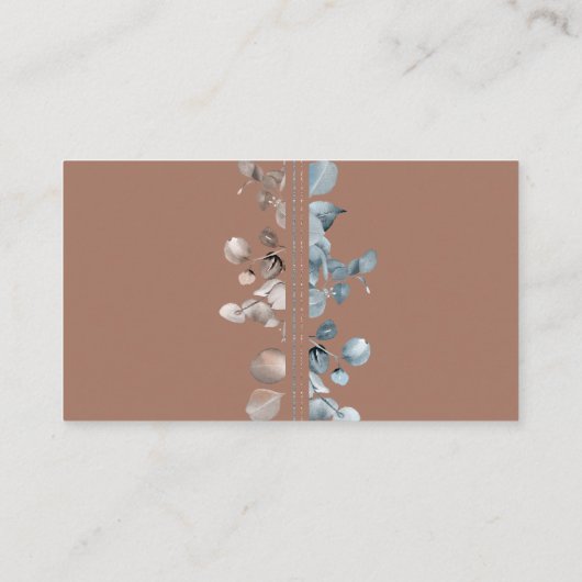 Mocha Mousse Botanical alle details 2 Informatiekaartje (Achterkant)