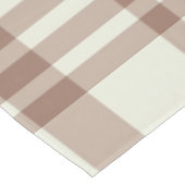 Mocha Mousse Brown Plaid Tartan Pattern Tafelkleed (Gekanteld)