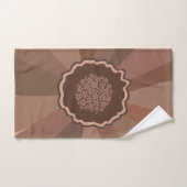 Mocha Mousse Daisy Floral Bad Handdoek (Handdoek)
