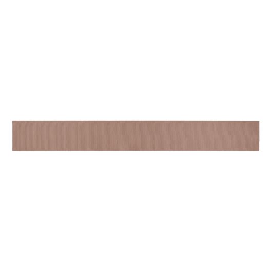 Mocha Mousse Effen Kleur Grosgrain Lint (Voorkant)
