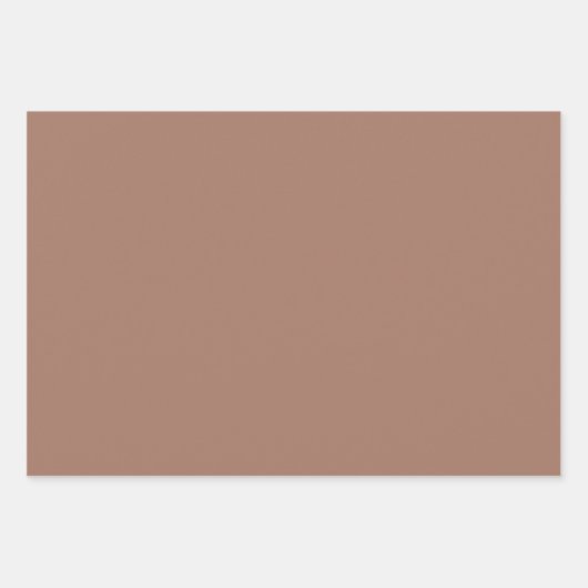 Mocha Mousse Effen Kleur Inpakpapier Vel (Voorkant 3)