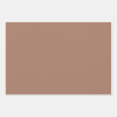 Mocha Mousse Effen Kleur Inpakpapier Vel (Voorkant)