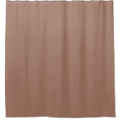 Mocha Mousse effen kleur licht chocoladebruin Douchegordijn (Voorkant)