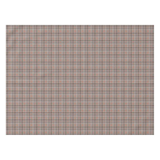 Mocha mousse en grijs geruit tafelkleed (Voorkant (Horizontaal))