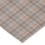 Mocha mousse en grijs geruit tafelkleed (Gekanteld)