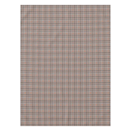 Mocha mousse en grijs geruit tafelkleed (Voorkant)