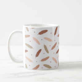 Mocha Mousse Feathers Mug Koffiemok