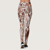 Mocha Mousse Garden Leggings (Achterkant)