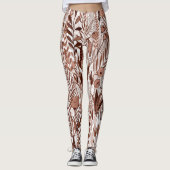 Mocha Mousse Garden Leggings (Voorkant)