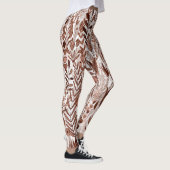 Mocha Mousse Garden Leggings (Rechts)