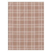 Mocha Mousse Gingham Tafelkleed (Voorkant)