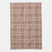 Mocha Mousse Gingham Theedoek (Verticaal)