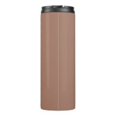 Mocha Mousse kleur van het jaar 2025 Thermosbeker (Achterkant)