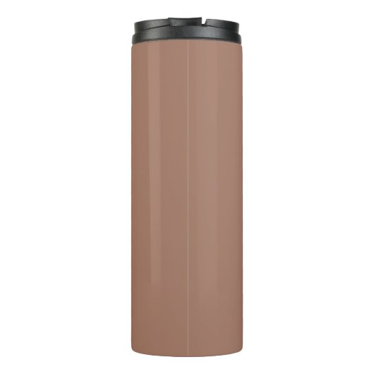 Mocha Mousse kleur van het jaar 2025 Thermosbeker (Achterkant)