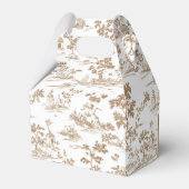 Mocha Mousse / Koper Toile, Bedankdoosjes (Achterkant)