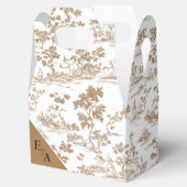 Mocha Mousse / Koper Toile, Bedankdoosjes (Geopend)