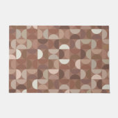 Mocha Mousse Mid Century Modern Deurmat (Voorkant)