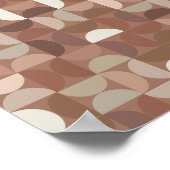 Mocha Mousse Mid Century Modern Poster (Hoek)