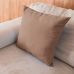 Mocha Mousse Solid Brown Kussen<br><div class="desc">U kunt dit ontwerp aanpassen door de optie Ontwerp bewerken te kiezen. Je kunt ook overstappen op andere objecten. Neem contact met mij op via colorflowcreations@gmail.com of gebruik de chatoptie bovenaan de pagina als u dit ontwerp op een ander product wilt hebben of hulp nodig hebt bij dit ontwerp. Ik...</div>