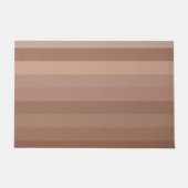 Mocha Mousse Stripes Deurmat (Voorkant)