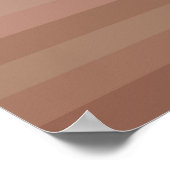 Mocha Mousse Stripes Poster (Hoek)