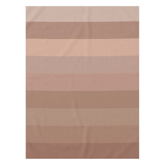 Mocha Mousse Stripes Tafelkleed (Voorkant)
