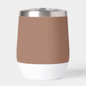 Mocha Mousse Trendy Elegante Effen Kleur (Voorkant)