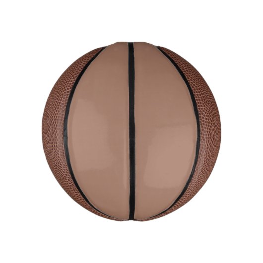 Mocha Mousse Trendy Elegante Effen Kleur Basketbal (Verticaal)