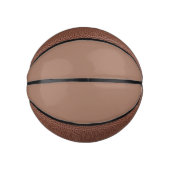 Mocha Mousse Trendy Elegante Effen Kleur Basketbal (Voorkant)