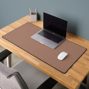Mocha Mousse Trendy Elegante Effen Kleur Bureaumat