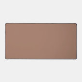Mocha Mousse Trendy Elegante Effen Kleur Bureaumat (Voorkant)