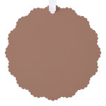 Mocha Mousse Trendy Elegante Effen Kleur Ornament Kaart<br><div class="desc">Schone Mocha Mousse Effen Kleur | Bruine kleuren | Klassiek en eenvoudig ontwerp | Elegant en minimalistisch product | Schone trendy kleuren | Stijlvol en Mode | Professioneel ontwerp</div>