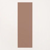 Mocha Mousse Trendy Elegante Effen Kleur Yogamat (Voorkant)