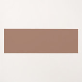 Mocha Mousse Trendy Elegante Effen Kleur Yogamat (Voorkant (horizontaal))