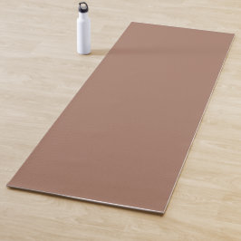 Mocha Mousse Trendy Elegante Effen Kleur Yogamat