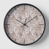 Mocha Mousse Tropische vogels en palmbladeren (Voorkant)