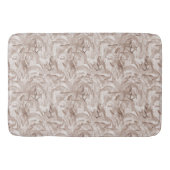 Mocha Mousse Tropische vogels en palmbladeren Badmat (Voorkant)