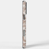 Mocha Mousse Tropische vogels en palmbladeren Case-Mate iPhone Case (Achterkant / Rechts)