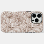 Mocha Mousse Tropische vogels en palmbladeren Case-Mate iPhone Case (Achterkant (horizontaal))
