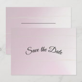 Mocha Ombre Bewaar de Datum Save The Date (Voorkant / Achterkant)